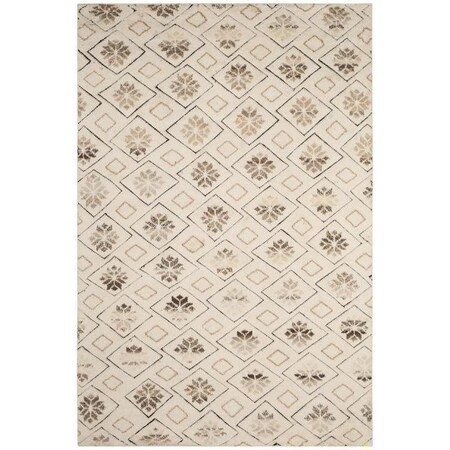 Safavieh Challe Hand Knotted Large Rectangle Area RugIvory 9 x 12 ft. CLE318A-9
